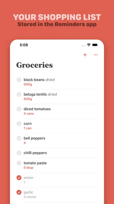 Mela - Recipe Manager Ekran Görüntüleri