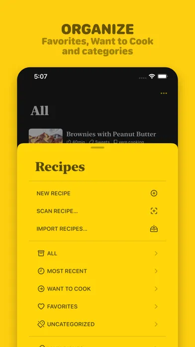 Mela - Recipe Manager Ekran Görüntüleri