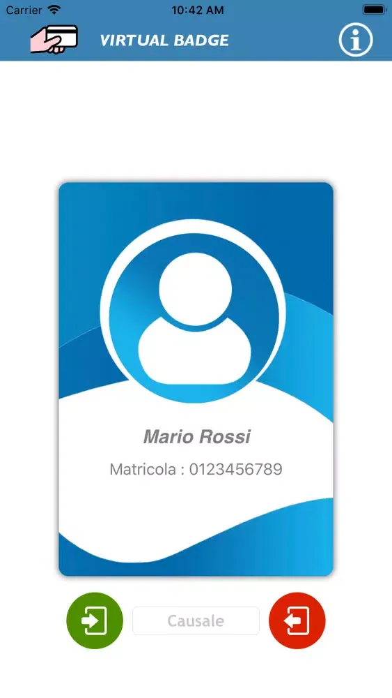Virtual Badge Ekran Görüntüleri