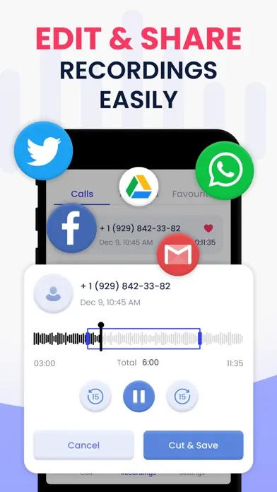 Ảnh chụp màn hình của RecordMe: Smart Call Recorder