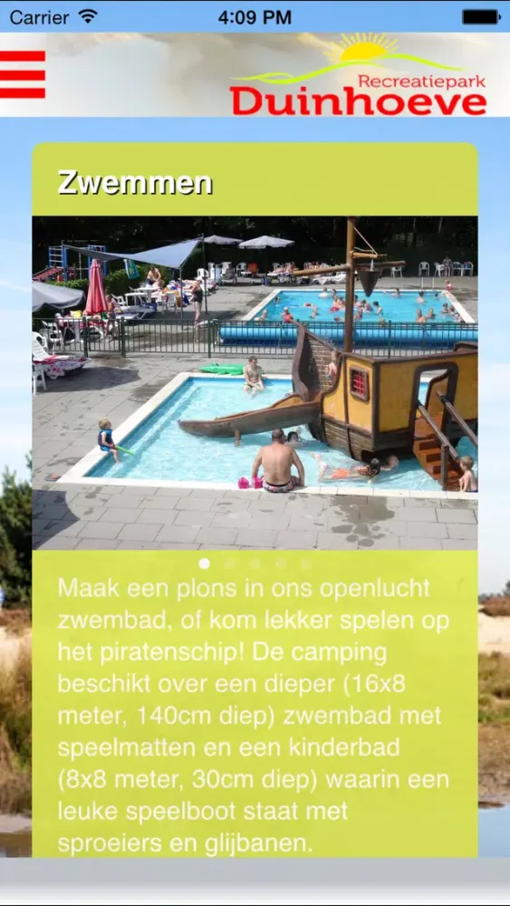Capturas de tela do Recreatiepark Duinhoeve