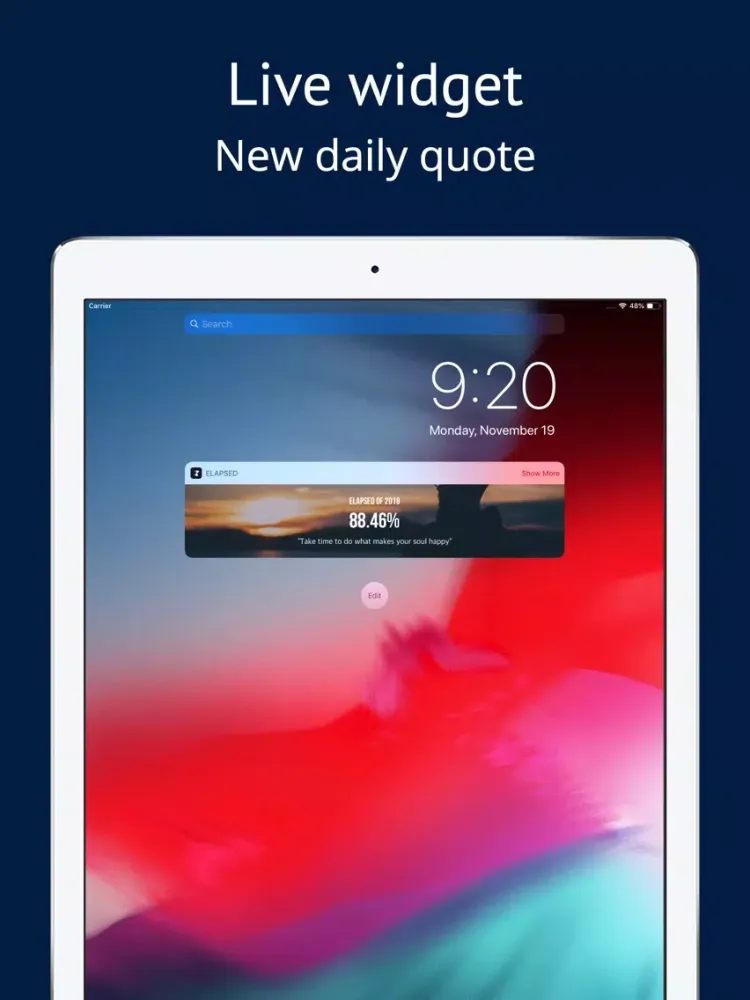 Capturas de tela do Elapsed - Value your time iPad 