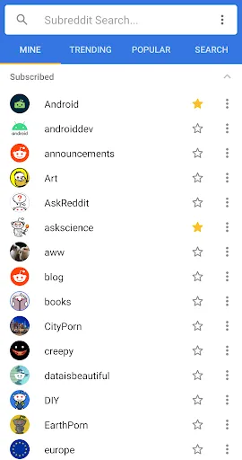 Capturas de pantalla de Relay for reddit