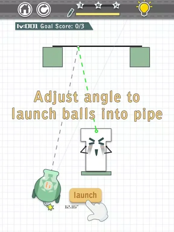 Ảnh chụp màn hình của Rush In! Ball iPad 
