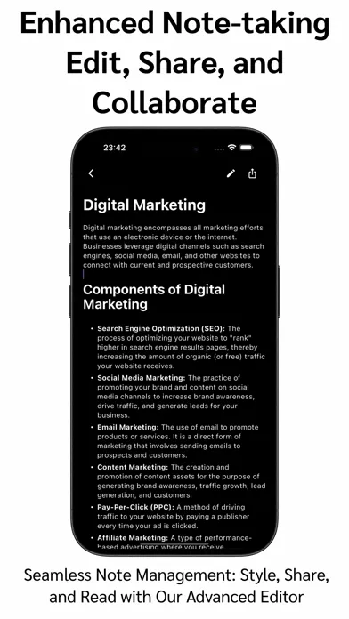 Speech Notes: AI Voice Notes Ekran Görüntüleri