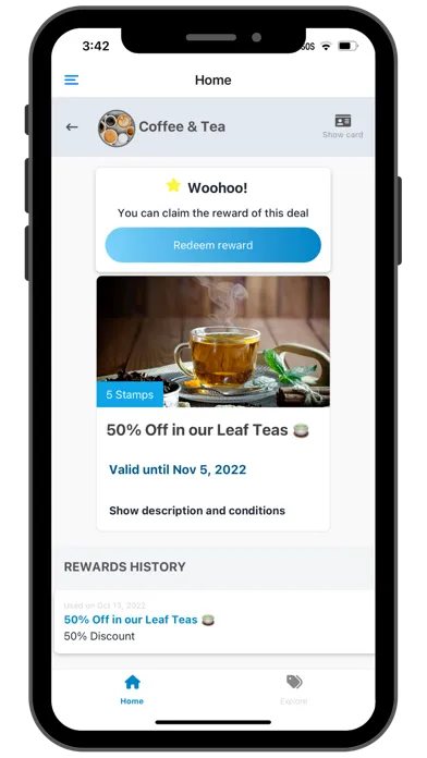 REDEEM-ME Digital Loyalty Card স্ক্রিনশট