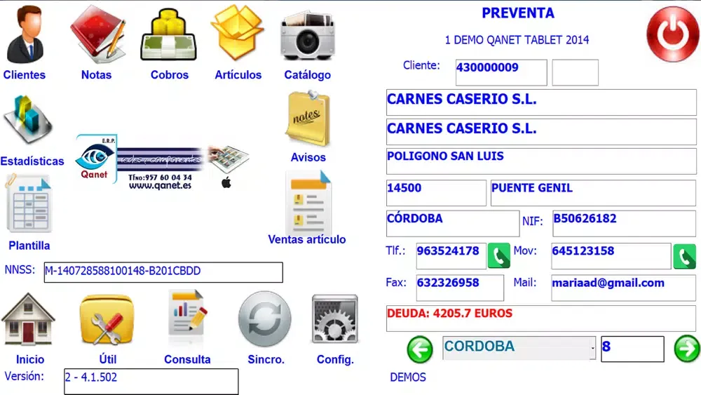 qanet4Tablet應用截圖
