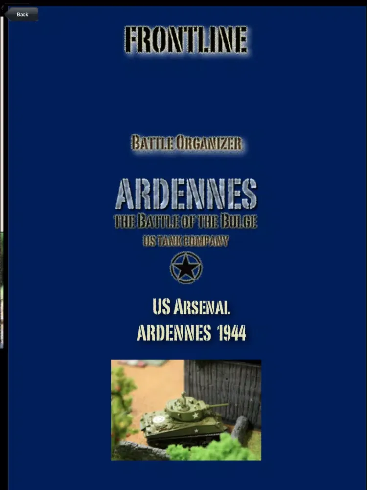 Captures d'écran de US Tanks 1944 Ardennes iPad 