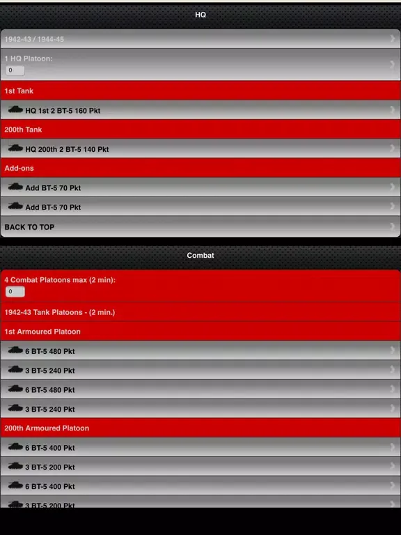 Capturas de tela do Chinese Tanks iPad 