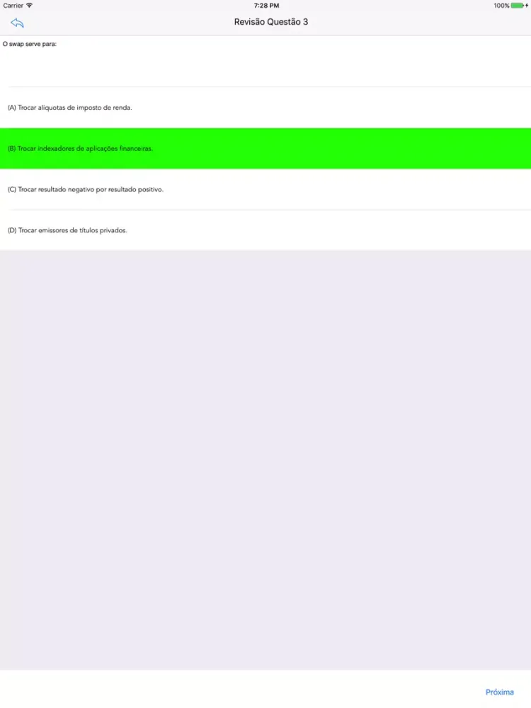 Simulado CPA 10 OFFLINE - 2019 iPad  Ekran Görüntüleri