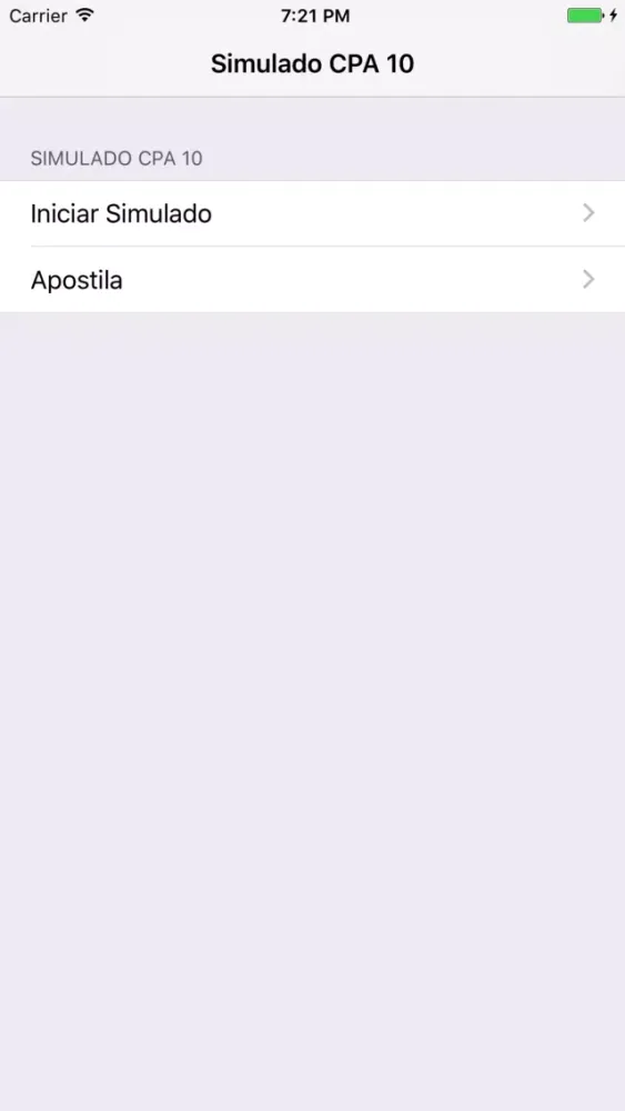 Simulado CPA 10 OFFLINE - 2019 Ekran Görüntüleri