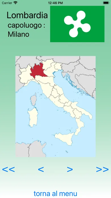 Regioni e provincie d'Italia स्क्रीनशॉट