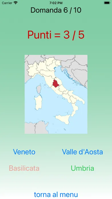 Regioni e provincie d'Italia स्क्रीनशॉट