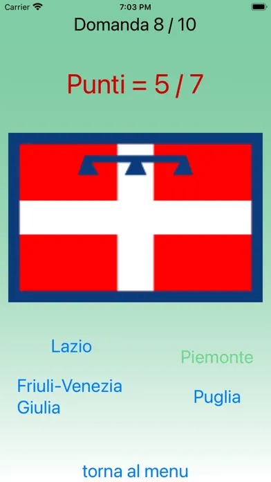 Regioni e provincie d'Italia स्क्रीनशॉट