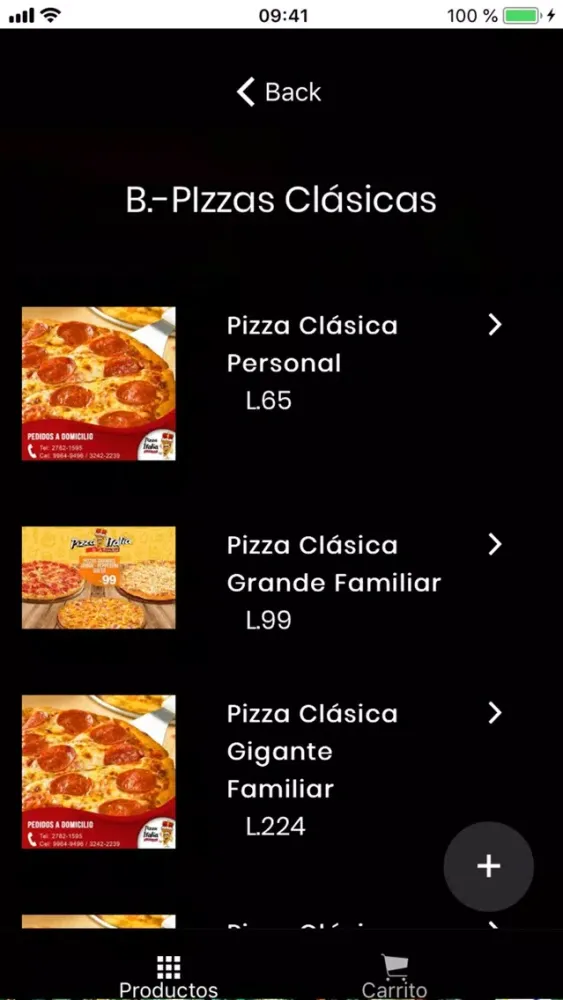 Pizza Italia Ekran Görüntüleri