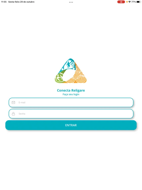 Tangkapan skrin Conecta Religare iPad 