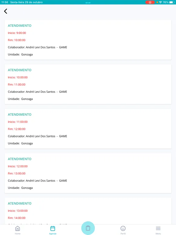 Tangkapan skrin Conecta Religare iPad 