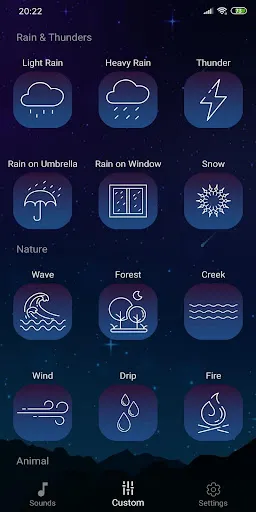 Sleep Sounds - relaxing sounds Screenshots