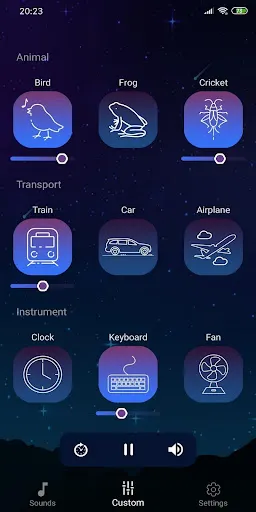 Sleep Sounds - relaxing sounds Screenshots