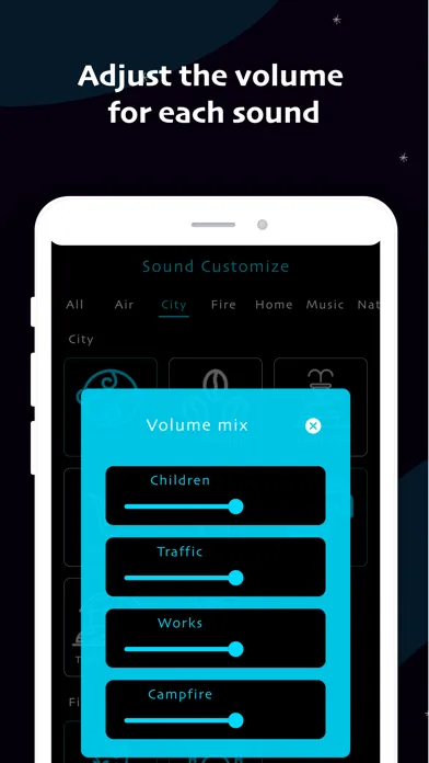 Sleep Sounds - relaxing sounds Screenshots