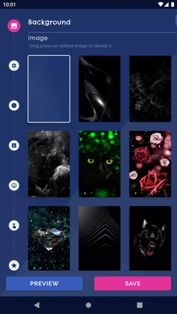 ภาพหน้าจอของ DarkMode AMOLED Live Wallpaper