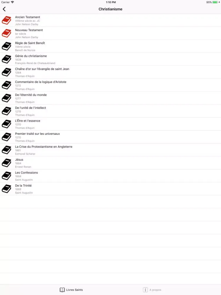 Capturas de pantalla de Religion (Anthologie de la) iPad 
