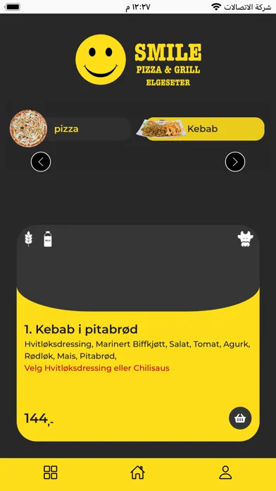 Ảnh chụp màn hình của Smile Pizza Elgeseter