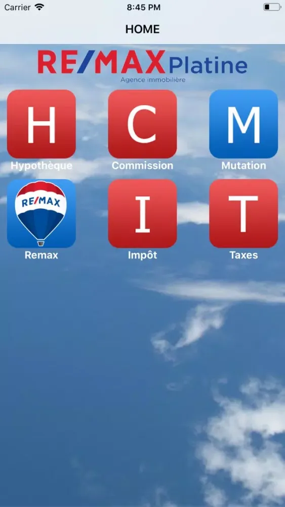Tangkapan skrin Remax Platine