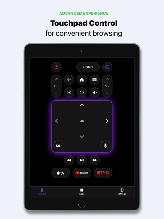 TV Remote Control Universal · iPad  Screenshots
