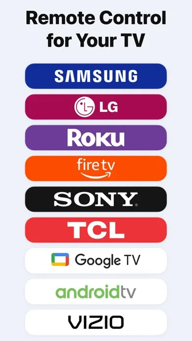 TV Remote Control Universal · Screenshots