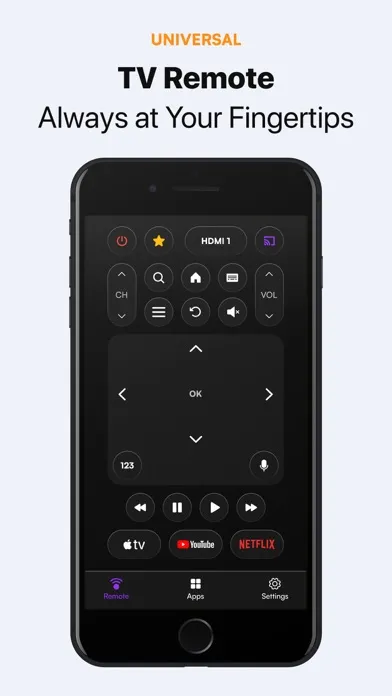 TV Remote Control Universal · Screenshots