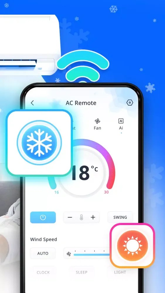 Universal AC remote control Screenshots