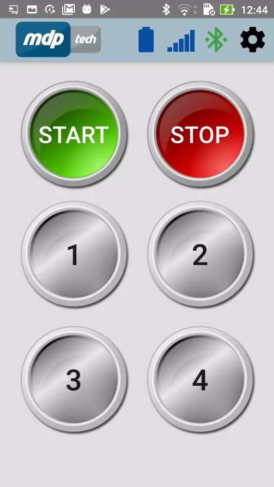Tangkapan skrin MDPtech Remote Control - Functions