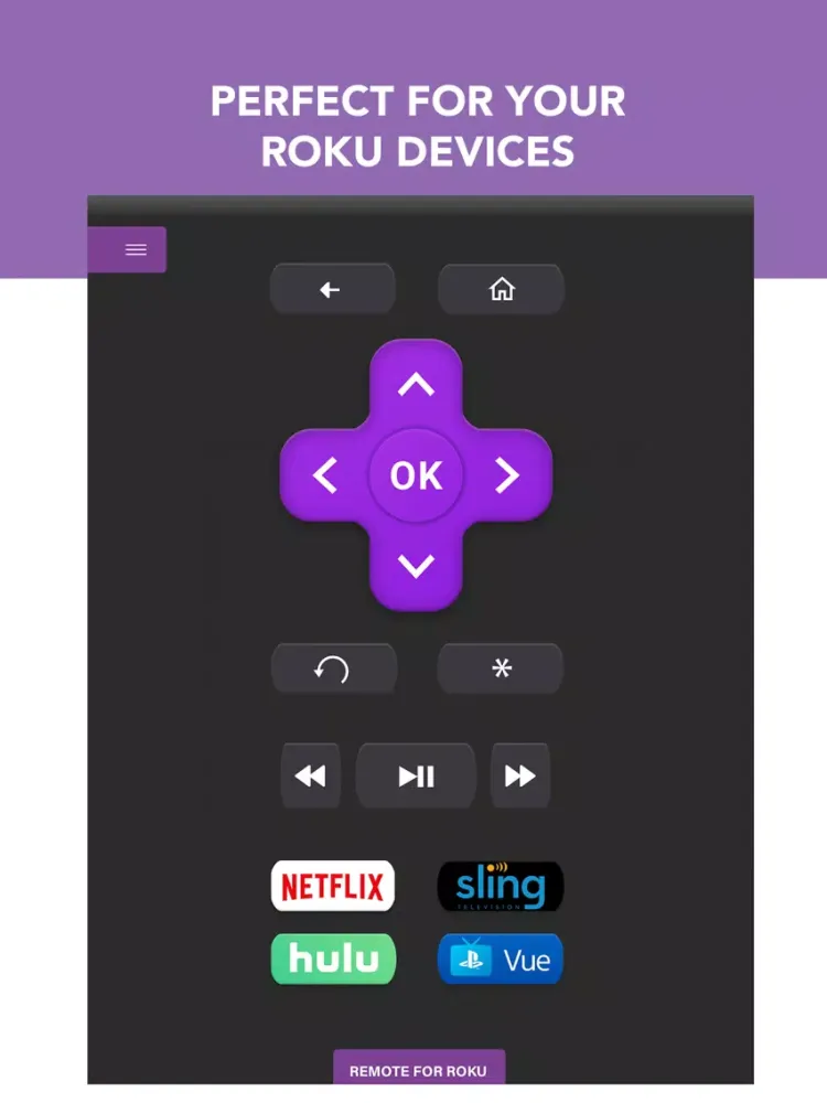 Roku Remote - SmartRoku iPad 應用截圖