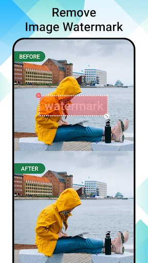 Remove Watermark, Easy Retouch Ekran Görüntüleri