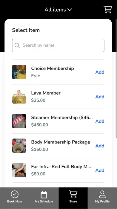 Zrzuty ekranu Lava Steam Spa