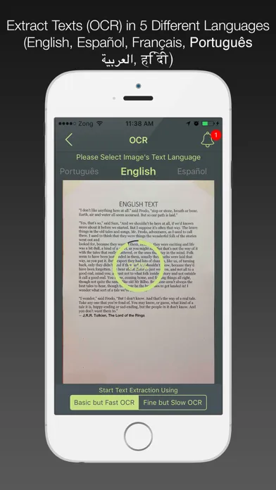 Tangkapan skrin ScanX - PDF Document Scanner With OCR