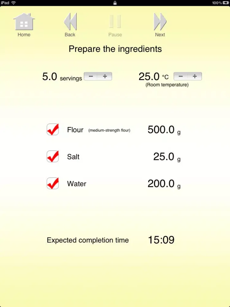 Cooking Navigation of Handmade Udon Free iPad  Screenshots