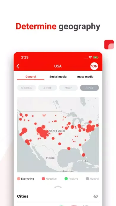 Screenshot di ION — brand protection system