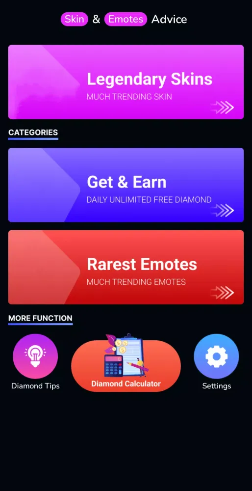 Get Daily Diamond & FFFF Tips Screenshots