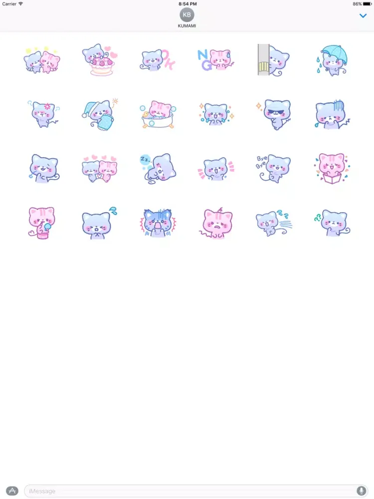 Moving!Cat's Stickers iPad 應用截圖
