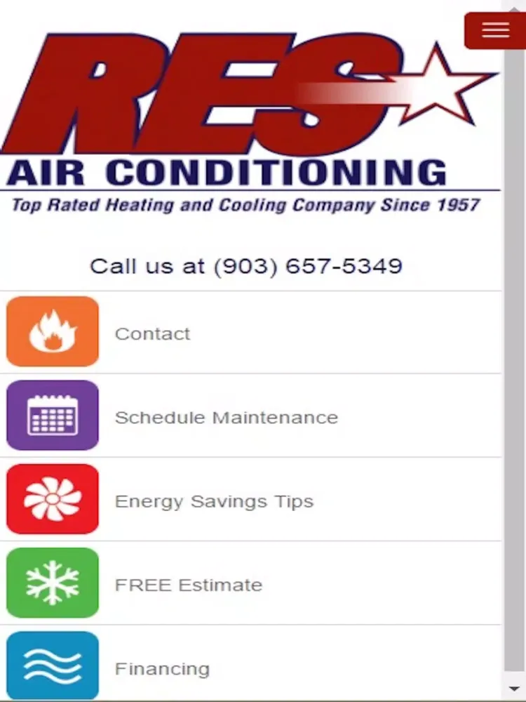 RES Air Conditioning iPad  스크린샷