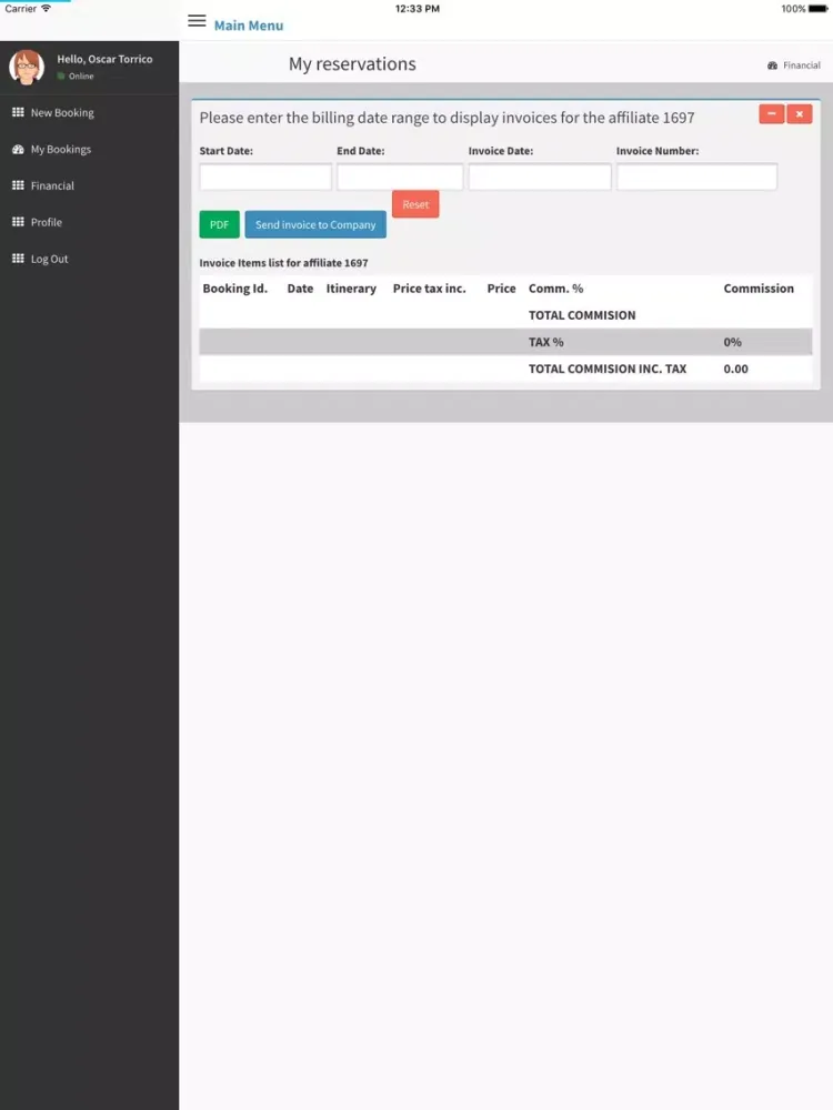 Partenaires App iPad  スクリーンショット