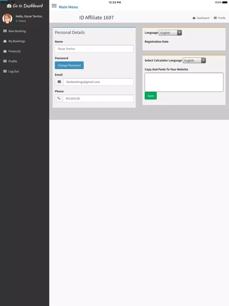 Partenaires App iPad  スクリーンショット