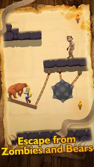 Temple Escape - Rope Puzzle スクリーンショット