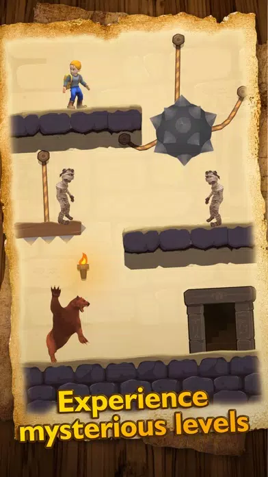 Temple Escape - Rope Puzzle スクリーンショット