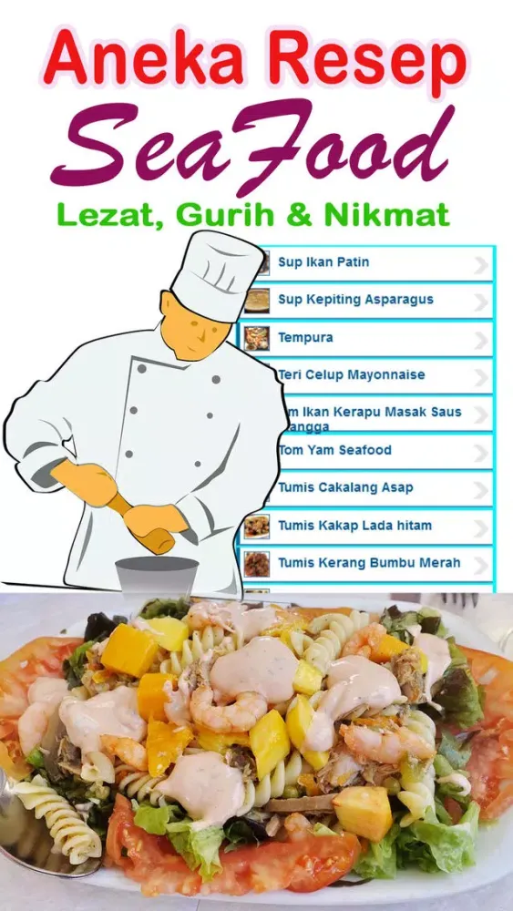 Resep Masakan Ikan dan Seafood Ekran Görüntüleri