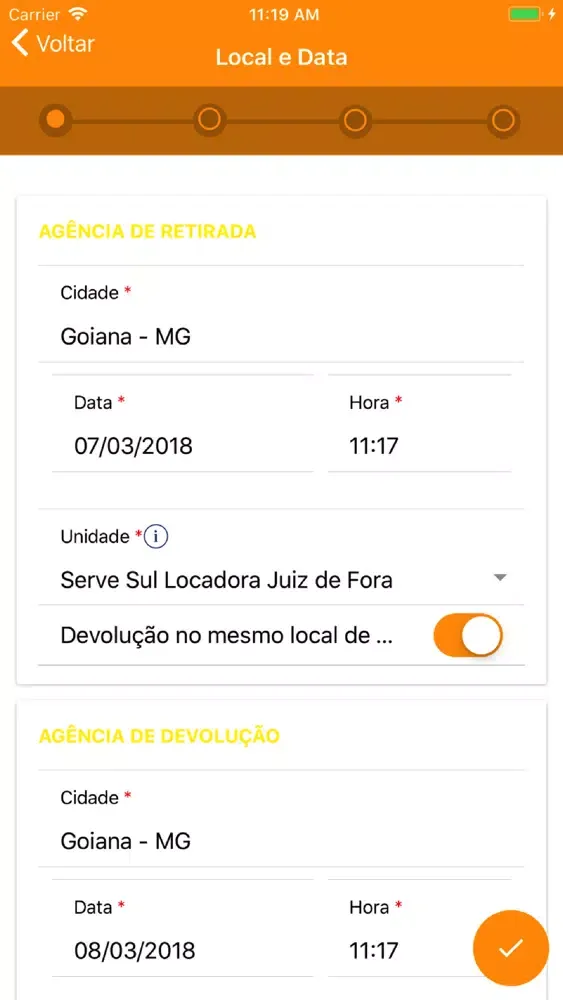 Serve Sul Reserva应用截图