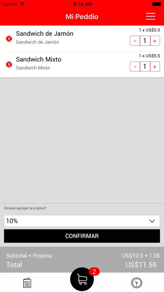 Screenshot di PanaBar