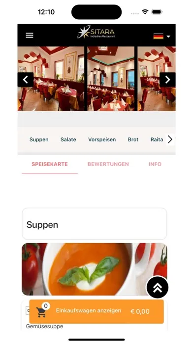 Capturas de pantalla de Restaurant Sitara Zirndorf
